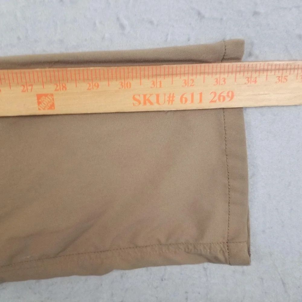 Wrangler Pants Mens 40x32 Beige Nylon Spandex Cargo Stretch Outdoor Hiking